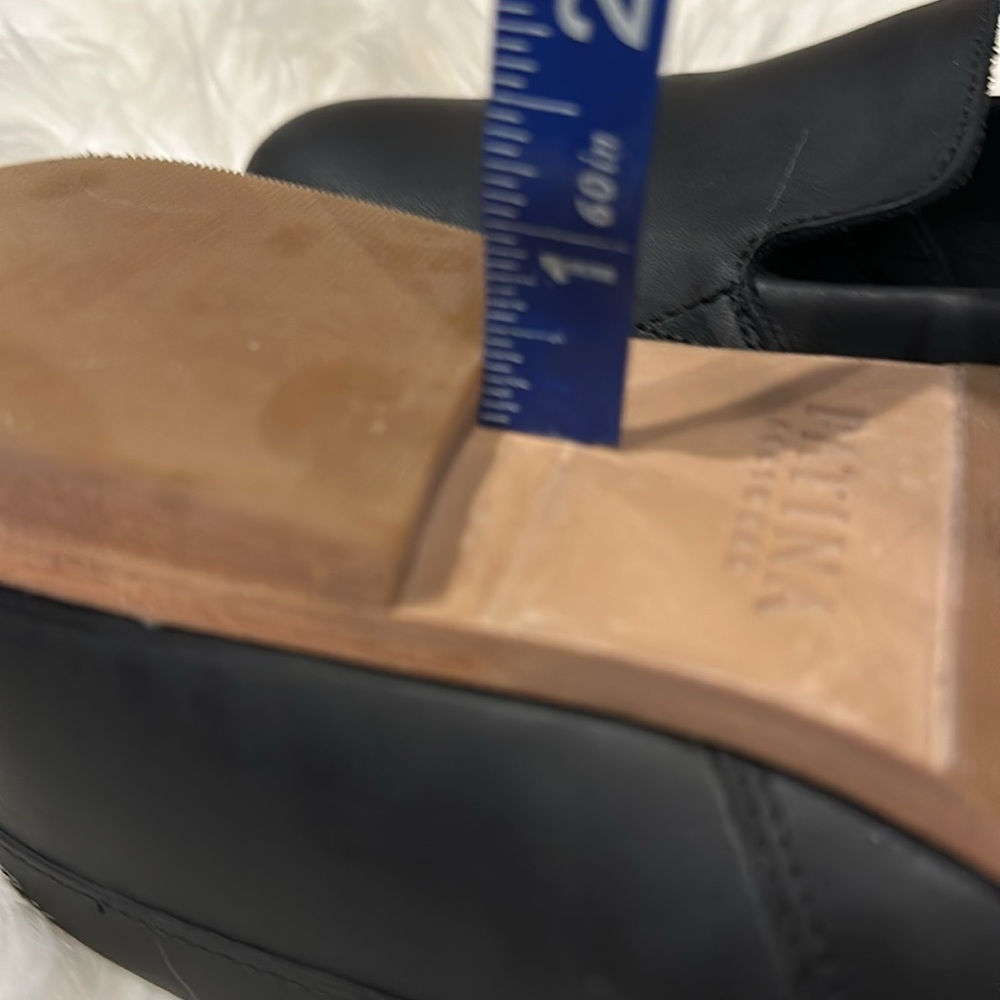 Patina Portland Leather Goods Black Slip on Flats - Picture 12 of 12